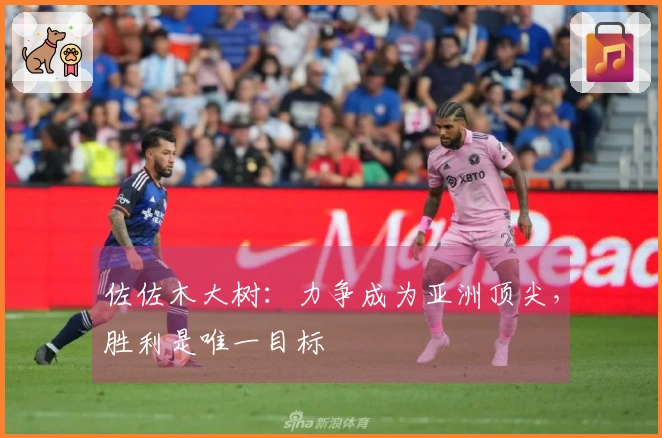 佐佐木大树：力争成为亚洲顶尖，胜利是唯一目标